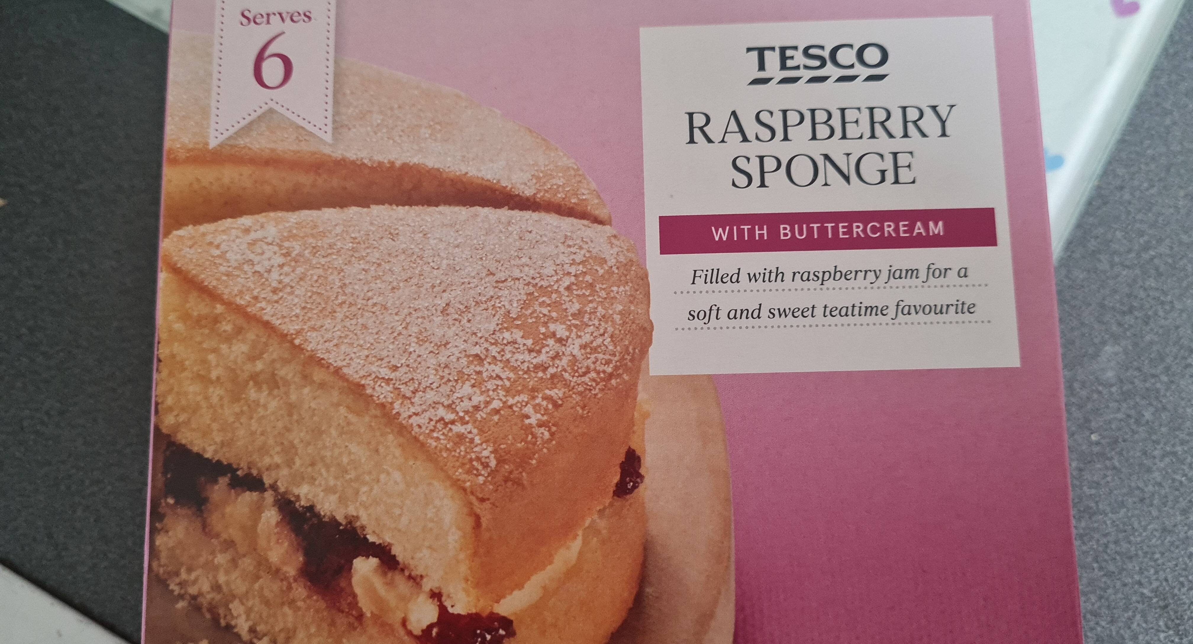 Tesco Raspberry Sponge Cake - Product