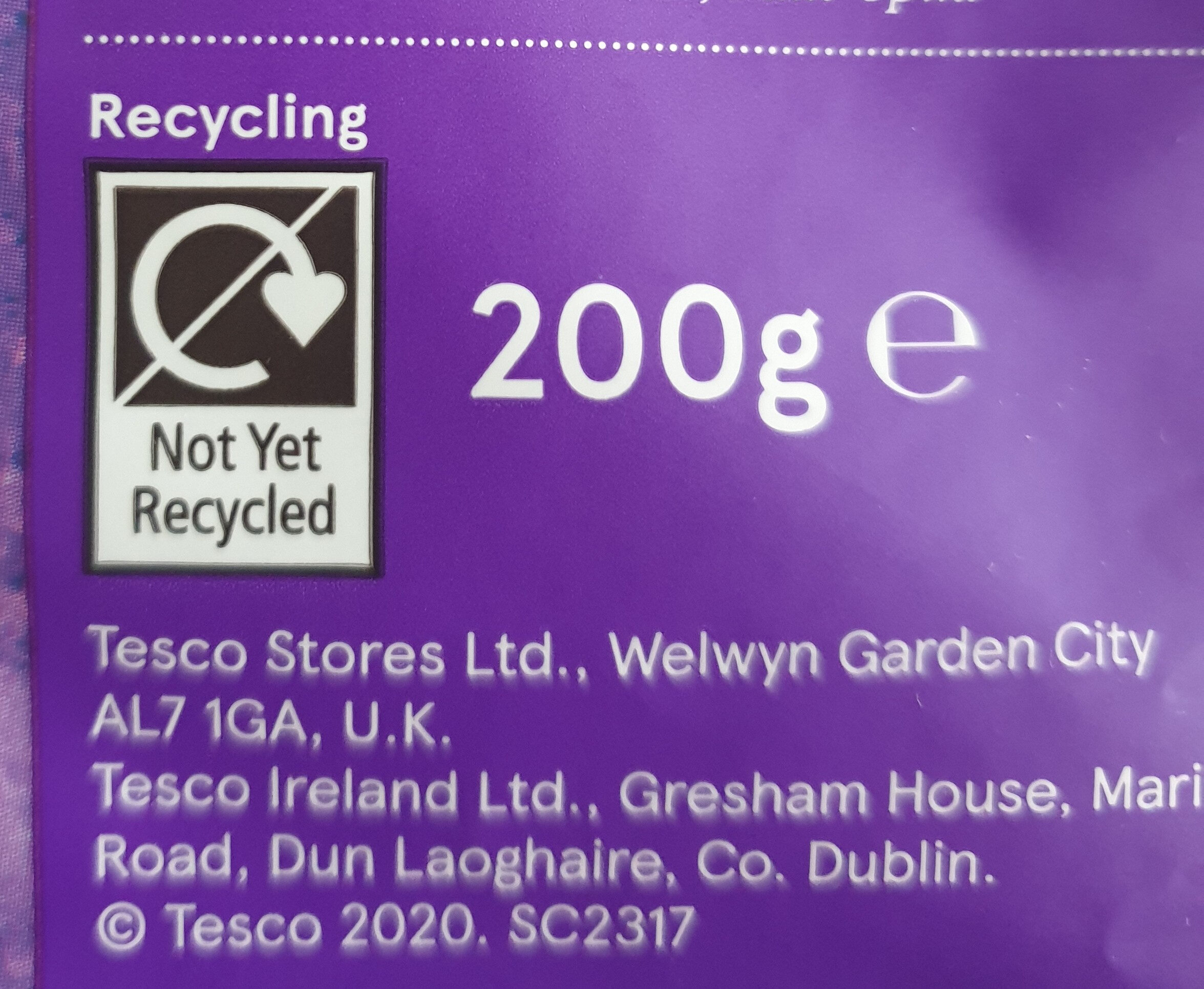 Bombay Mix - Recycling instructions and/or packaging information