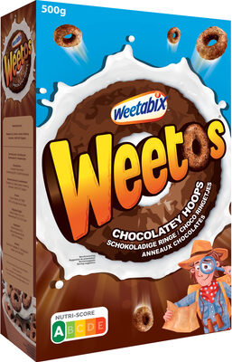 Weetos chocolatey hoops Cereal - Produit - en