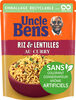 Riz au curry et lentilles Uncle Ben's 220 g - Product