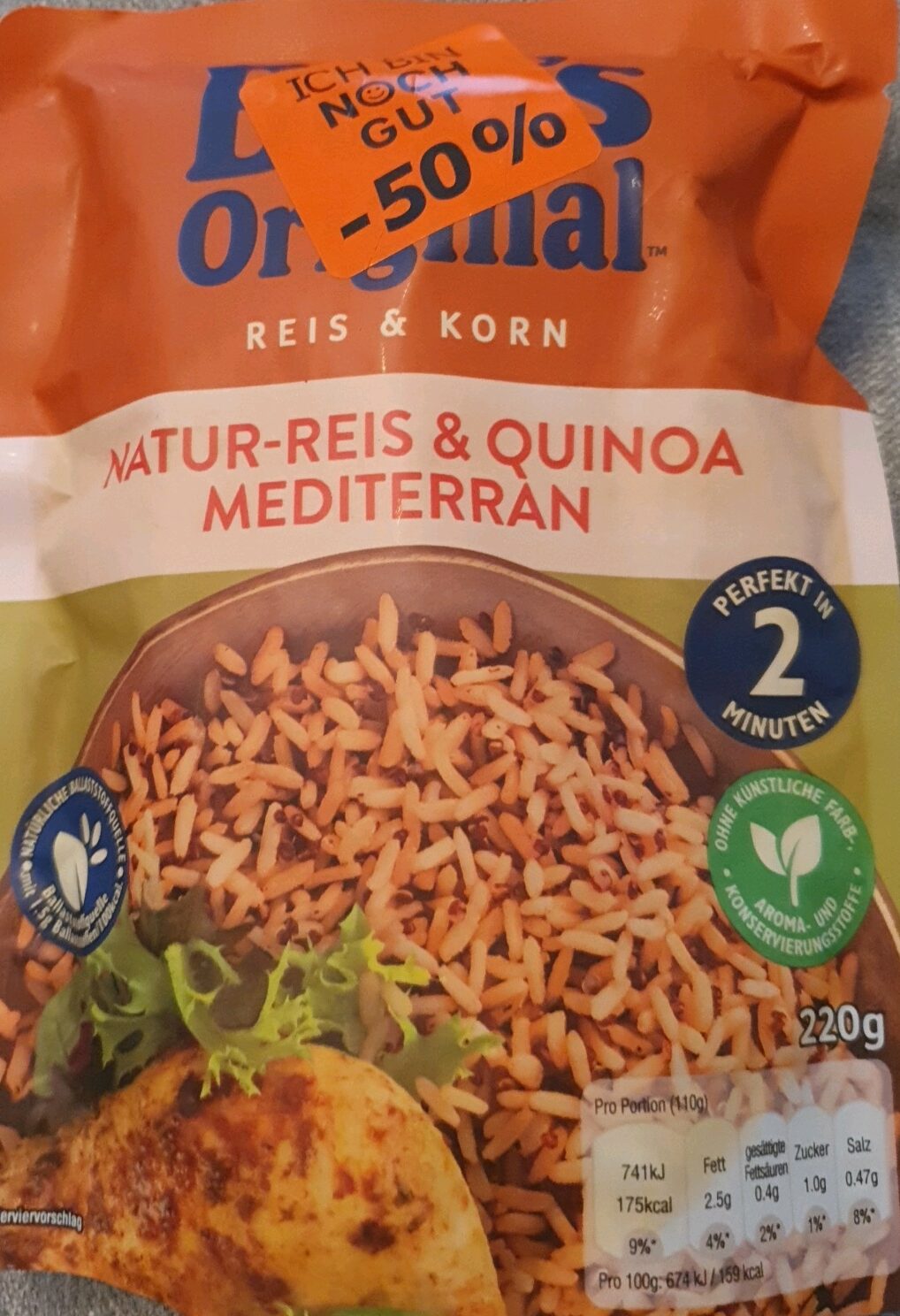Express-Reis & Korn - Naturreis & Quinoa Mediterran - Produkt