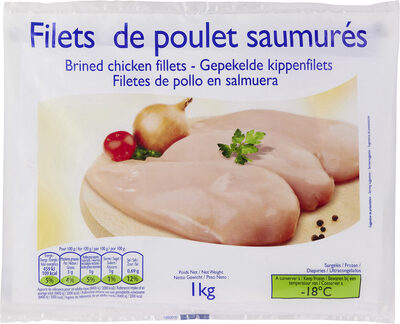 Filets de poulet saumurés - Produit