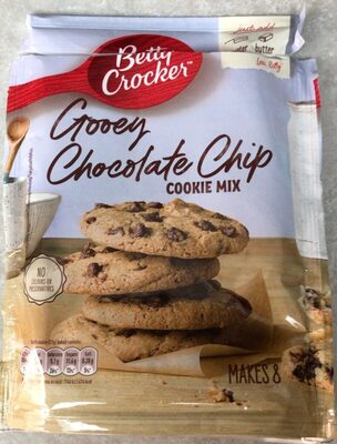 Calories in Betty Crocker Gooey Chocolatr Chip Cookie Mix