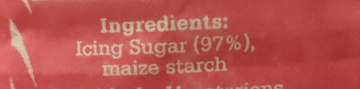 Fairtrade Cane Icing Sugar - Ingredients