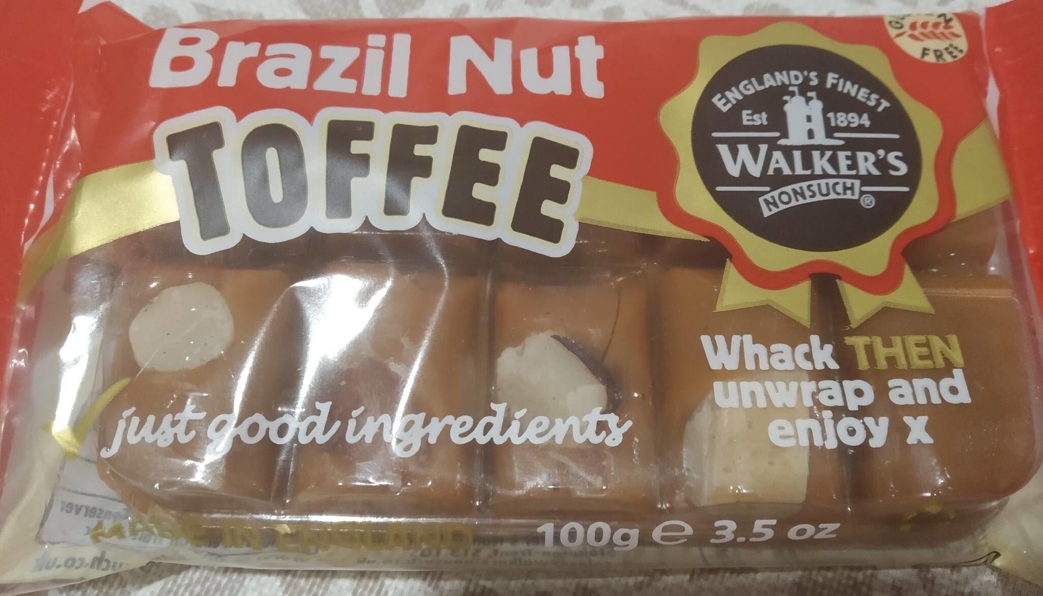 Brazil Nut Toffee - Producte - es