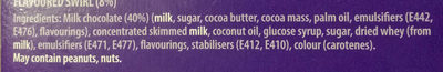 Dairy Milk Ice Cream Bar - Ingredients