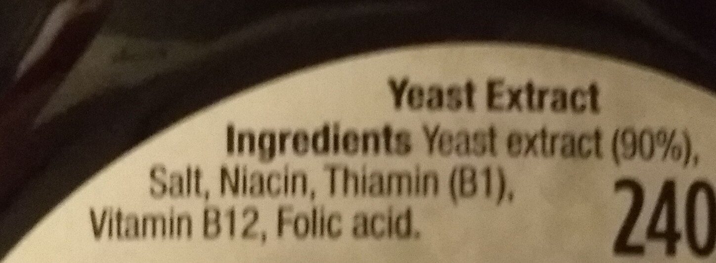 Yeast extract - Zutaten - en