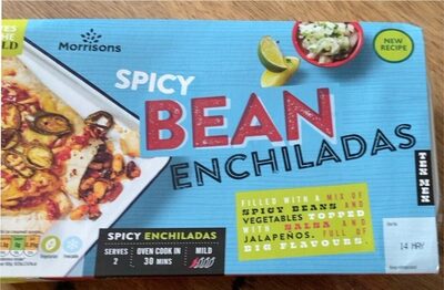 Calories in Morrisons Spicy Bean Enchiladas