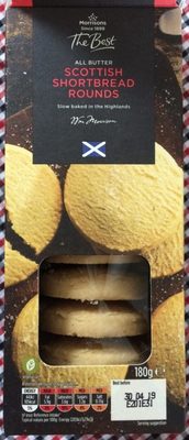 All Butter Scottish Shortbread Rounds - Product