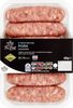 The Best 6 Thick British Pork Sausages - Produit