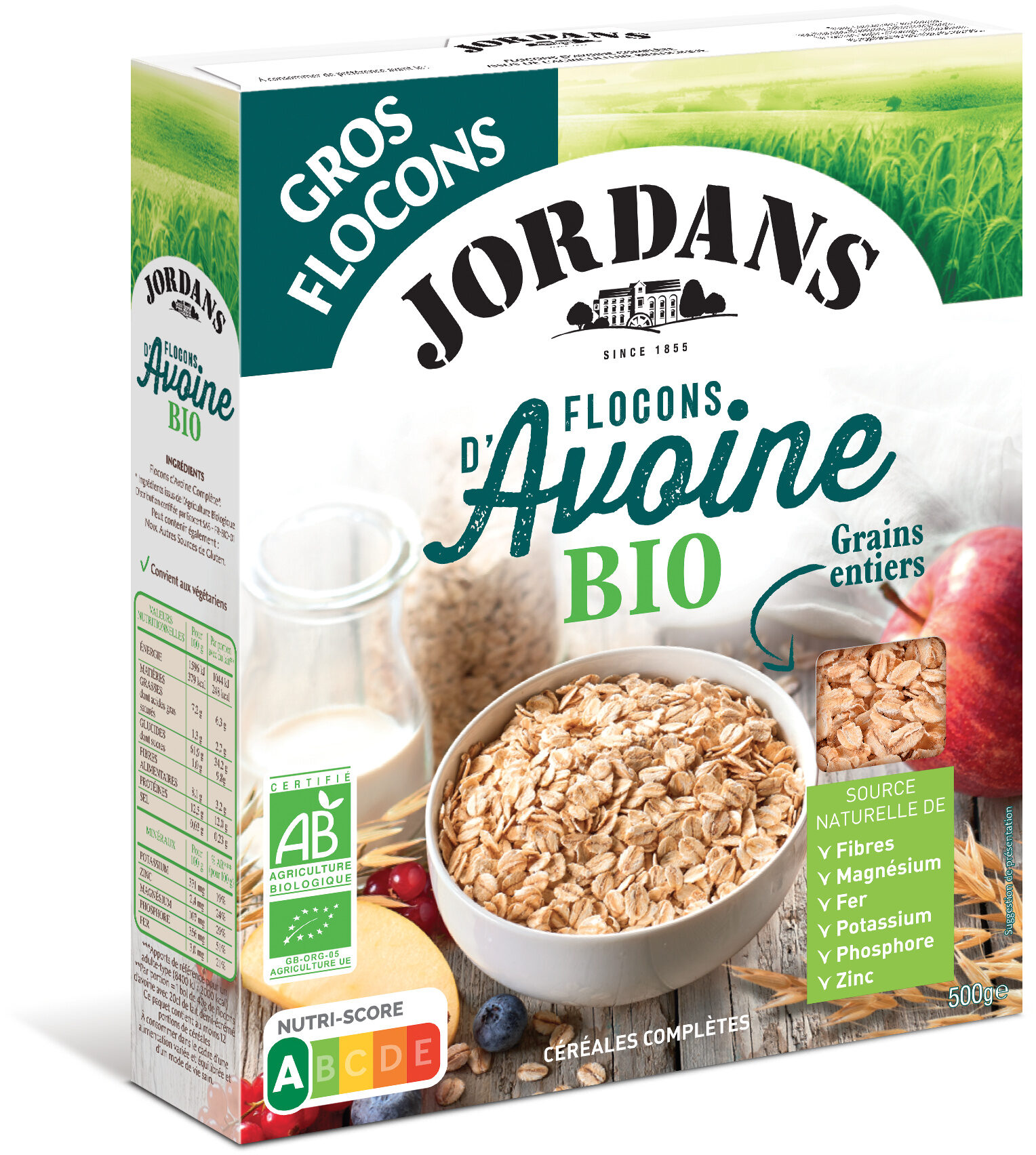 Flocons d'avoine Bio - Product - fr