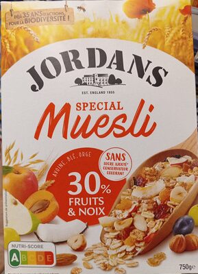 Special Muesli 30% fruits & noix - Product - fr