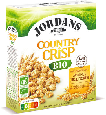 Country Crisp Bio -  Avoine & orge dorée - Producto - fr