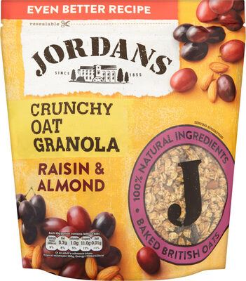 Jordans Crunchy Oat Granola Raisin & Almond - Product - en