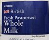 Fresh pasteurised whole milk - Product