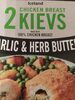 Chicken breast 2 Kievs - Producte