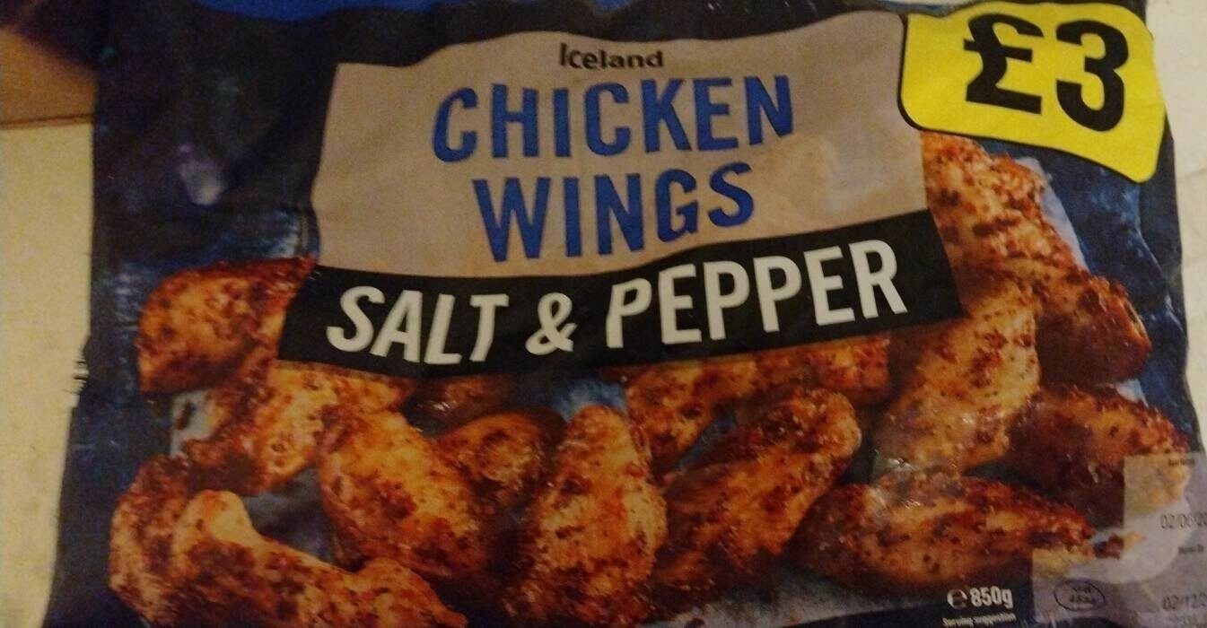 Salt & Pepper Chicken Wings - Product