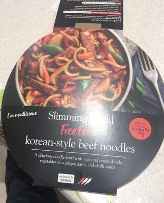 Calories in Slimming World Free Food Korean Beef Noodles