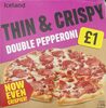 Thin and crispy double pepperoni - نتاج