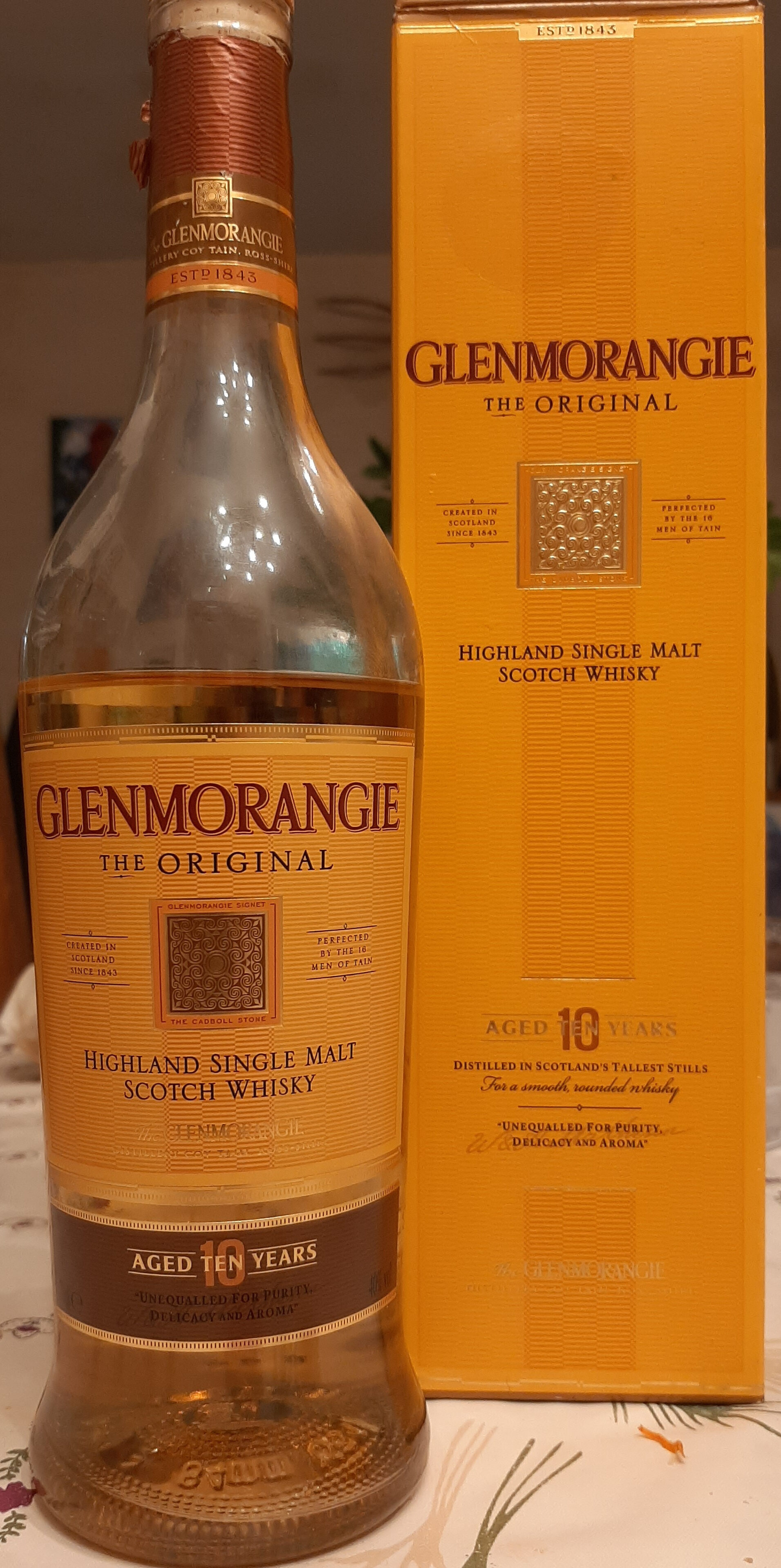 Highland single malt scotch Whisky - Recycling instructions and/or packaging information