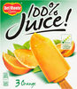 Juice Orange Ice Lollies - Product
