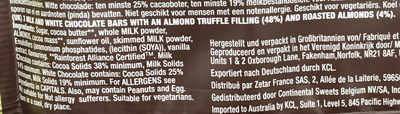 Chocolate Almond bars - Ingredients