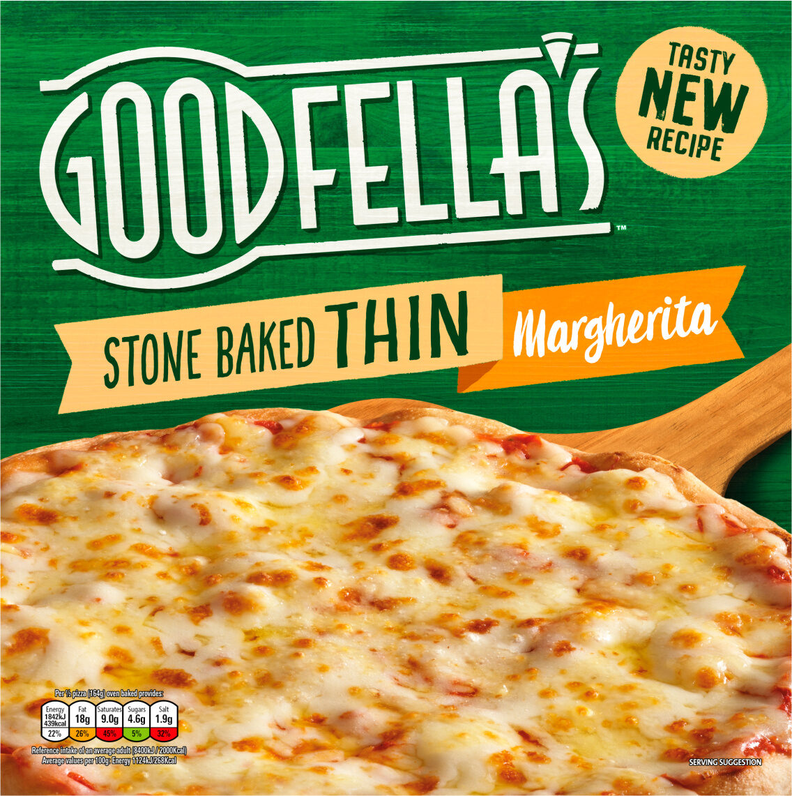 Goodfellas Thin Pizza Margherita 345g - Product
