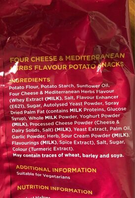 Occasions party mix - Ingredients