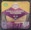 8 Garlic & Codiander Pappadums - Produkt
