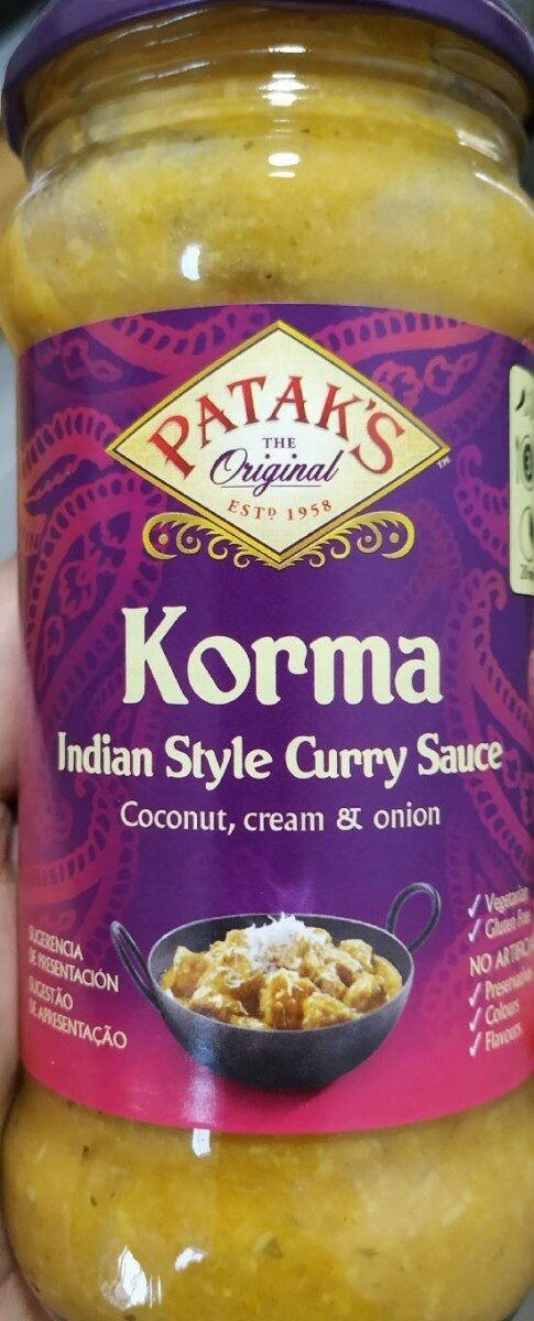 Salsa india Korma - Product - es