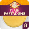 Plain Pappadums x 8 - Product