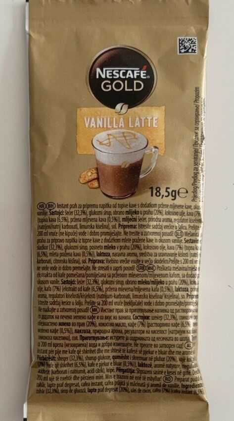 Nescafé Gold Vanille Latte - Производ