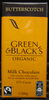 Black's Organic Butterscotch Milk Chocolate Bar - Product