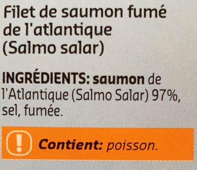 Coeur de filet - Saumon Ecossais - Ingrediënten - fr