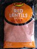 Split red lentils - Product