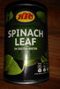 spinach leaf in salted water - Product