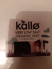 Kallo very low salt organic beef stock cubes - Product