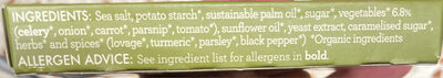 Organic Vegetable Stock Cubes - Ingredients