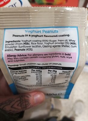 Yoghurt Peanuts - Ingredients