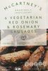 Red onion and rosemary sausages - Produit