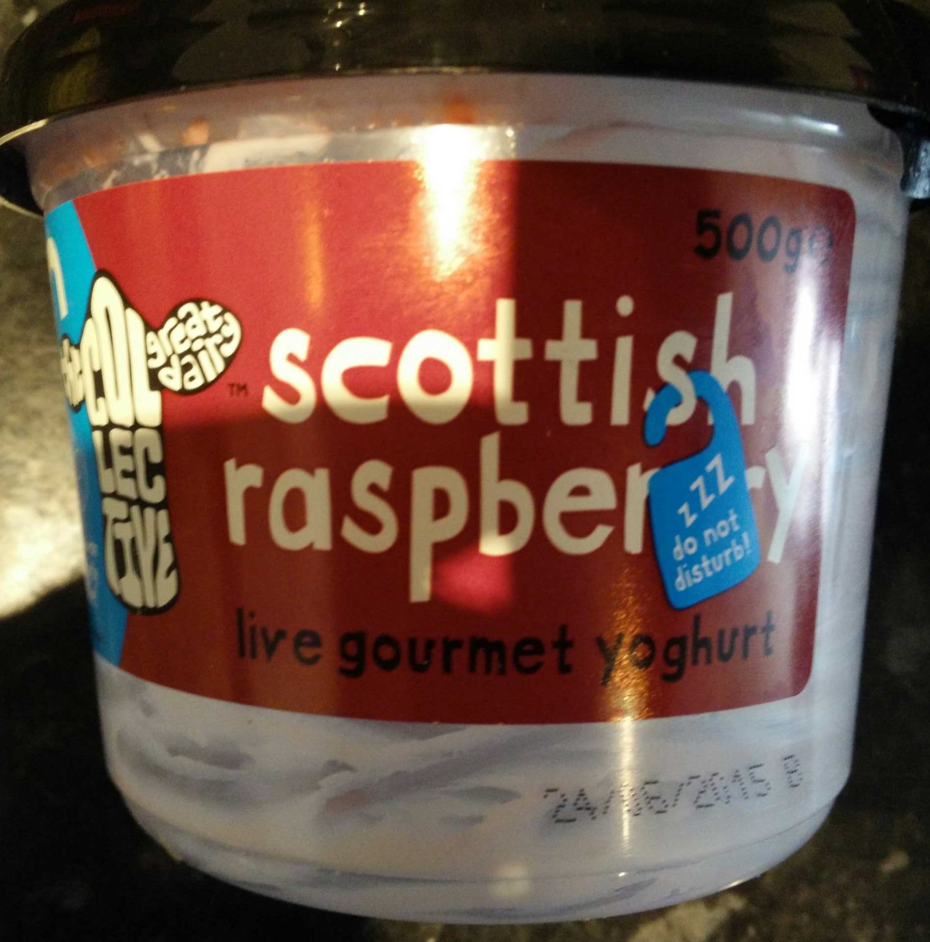 Scottish Raspberry live gourmet yoghurt - Product - en