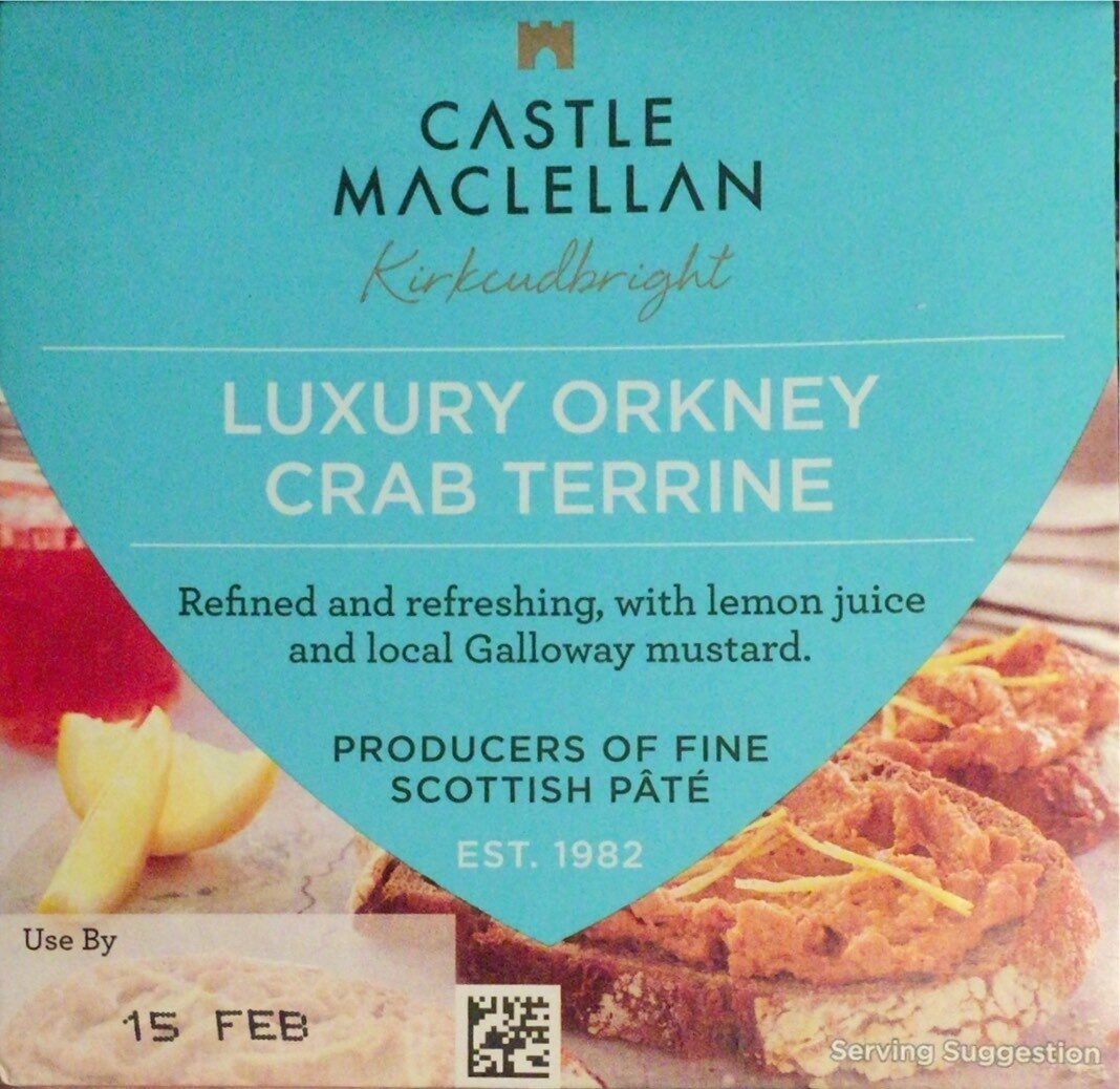 Luxury Orkney Crab Terrine - Product