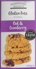Gluten free cookies - oat and cranberry - Produit