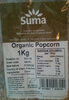 Organic Popcorn - Produit