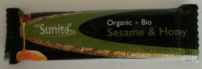 The Natural Energy Bar Sesame & Honey - Produit