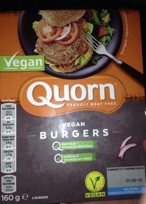 Vegan burgers - Produit
