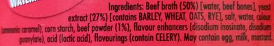 Bovril Beef and Yeast Extract - Ingredients