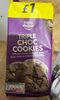 Triple choc cookies - Product