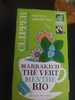 Marrakech - thé vert menthe bii - Producto