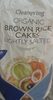 Brown rice cake - Product